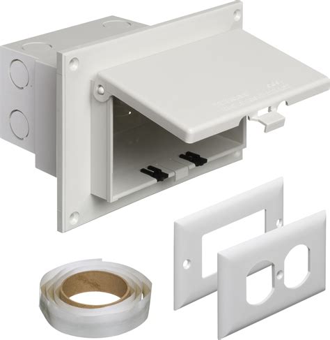 arlington electrical siding box|Arlington exterior outlet boxes.